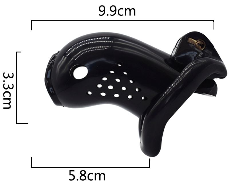 Male chastity device - bird cock cage
Total high: 99mm ... FAAK - Long Bird Chastity Cage - Clear photo-8