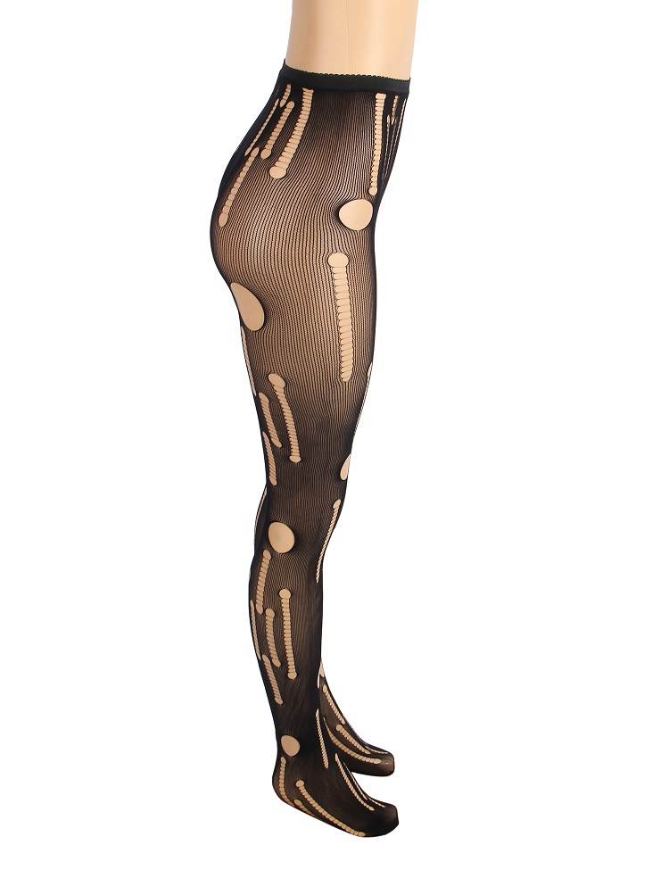 Irregular hollow design tights, fashionable and classic.
Ma... Ohyeah - Sexy Torn Pantyhose - Black - S photo-8