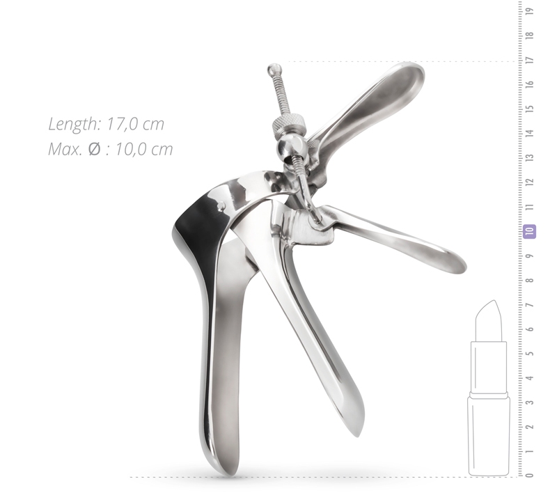The Cusco vaginal speculum is a large speculum that makes it... Sinner Gear - Cusco Vaginal Speculum L photo-5