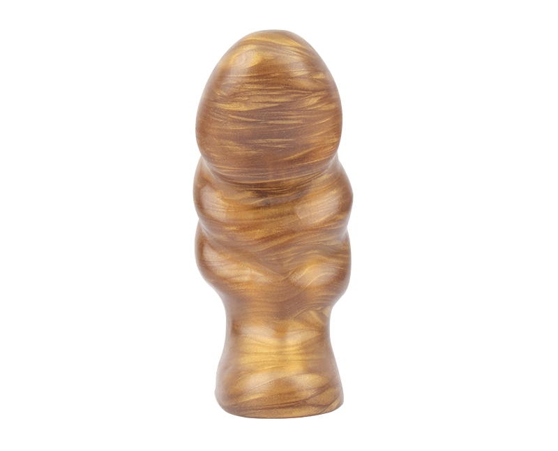 Anti-bacterial, Better-than-real, Phathalate Free, Anal Trai... Chisa - Petite Yucie Plug - Gold photo-3