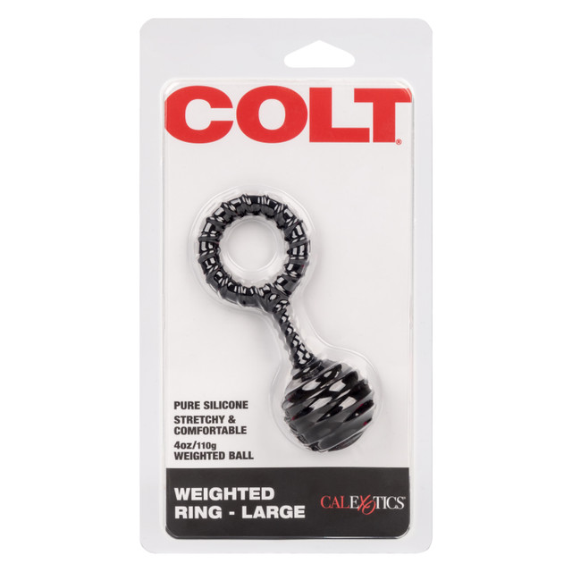 The erotic sex toy innovators at CalExotics and the male-cen... CEN - Colt Weighted Ring L - Black photo-5