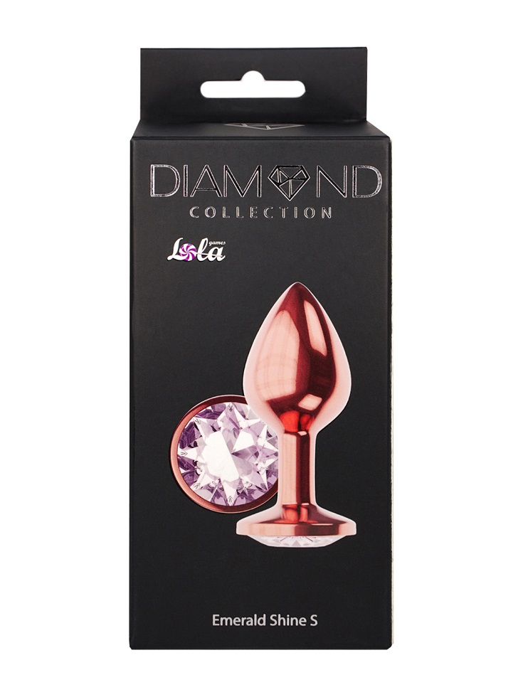 Rose Gold Anal Plug Diamond Shine is made of non-oxidizable ... Lola Games - Diamond Anal Plug S - Gold/Moonstone photo-4