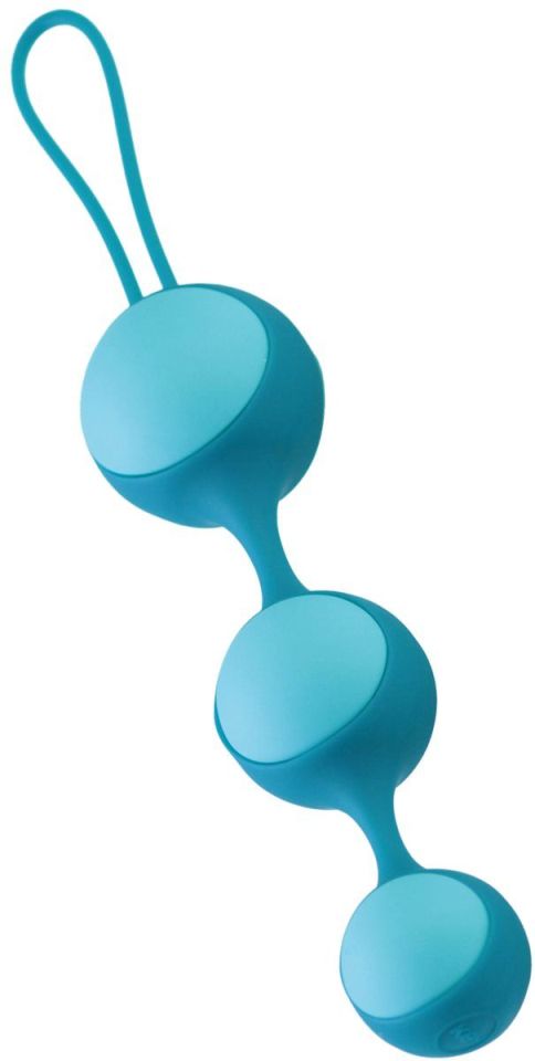 Improve your pelvic floor strength and train your kegel musc... Key - Stella III Kegel Exercise Balls – Blue photo-2