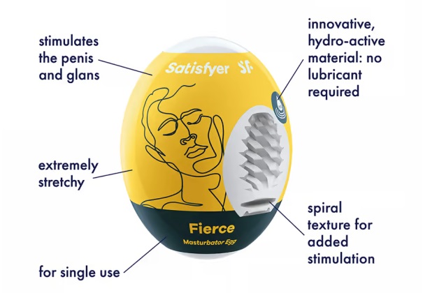 You’re always on the safe side with the Satisfyer Fierce Mas... Satisfyer - Single Egg - Fierce photo-4