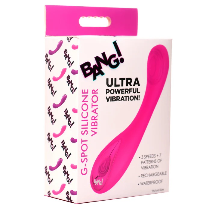 Get the power and pleasure right where you want it with this... Bang! - G-Spot Vibrator - Pink photo-9