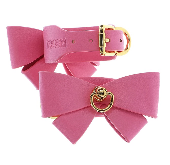 Add a touch of cuteness and sexiness to your bondage collect... Taboom - Malibu Ankle Cuffs - Pink photo-4