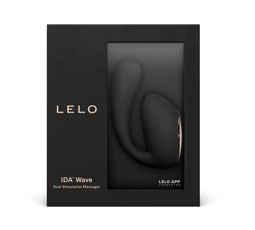 IDA Wave is an app-connected dual vibrator powered by two se... Lelo - Ida Wave APP Dual Vibrator - Black photo-9