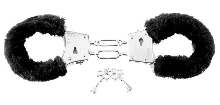 Lock up your lover and explore your fetish fantasies with th... Fetish Fantasy - Beginners Furry Cuffs - Black photo-3