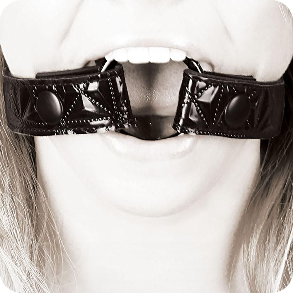 The latest addition to our top selling Sinful bondage line i... NS Novelties - O-Ring Mouth Gag - Black photo-5