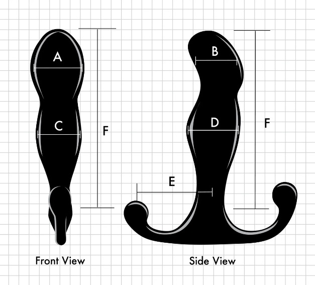 Upright style, angled head for more focused stimulation
Spec... Aneros - Progasm Jr. Prostate Massager - Black photo-3