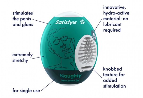 You’re always on the safe side with the Satisfyer Naughty Ma... Satisfyer - Single Egg - Naughty photo-4