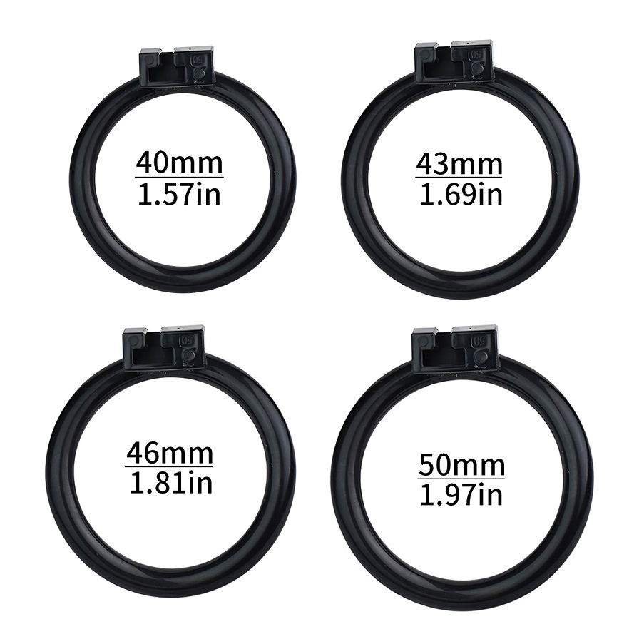 Material: Resin
Total high: 95mm &nbs... FAAK - Dick Resin Chastity Cage M - Black photo-2