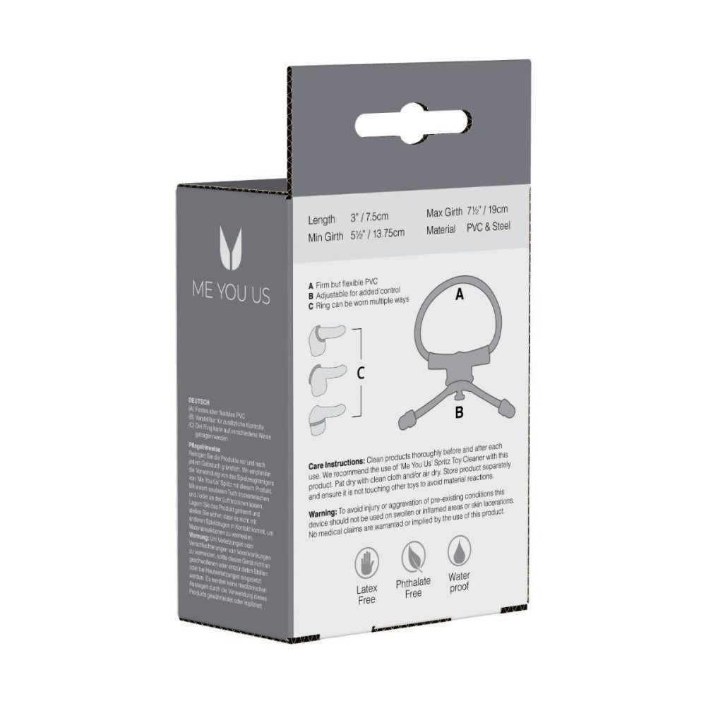 This simple yet effective cock ring can help the wearer to m... Me You Us - Ace Cock Ring - Brown photo-4