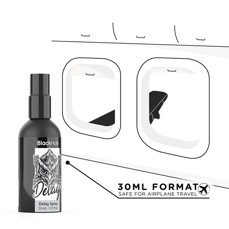 BLACK HOLE brand delay spray is an intimate product designed... Black Hole - Delay Spray - 30ml photo-5