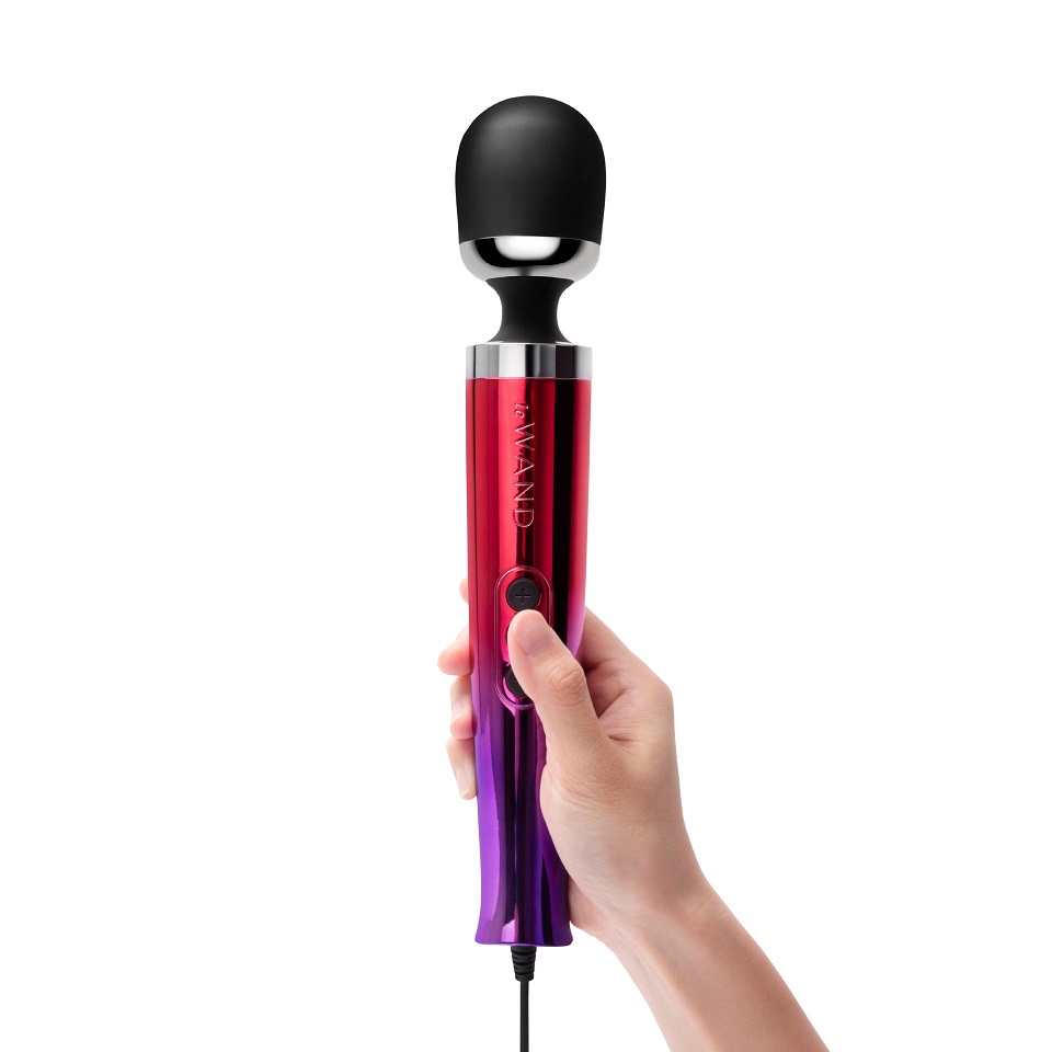 Experience the enhanced version of the acclaimed Le Wand Die... Le Wand - Die Cast Plug-In Massager - Rainbow photo-2