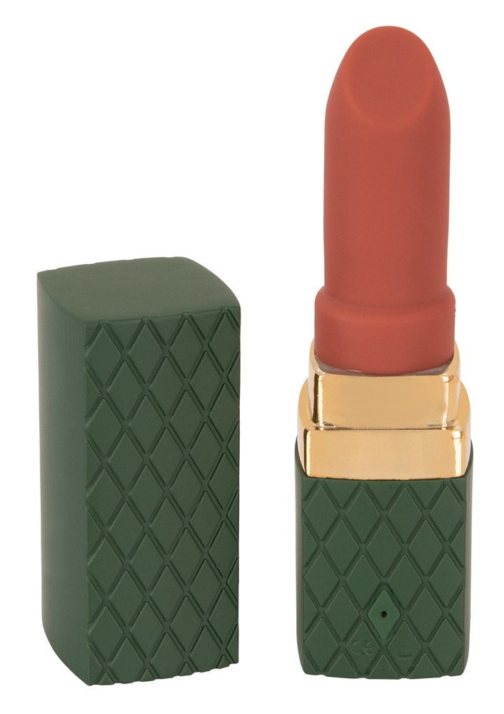 Discreet lipstick deign for a handbag!
The mini vibrator Lux... Emerald Love - Luxurious Lipstick Vibe - Green photo-4