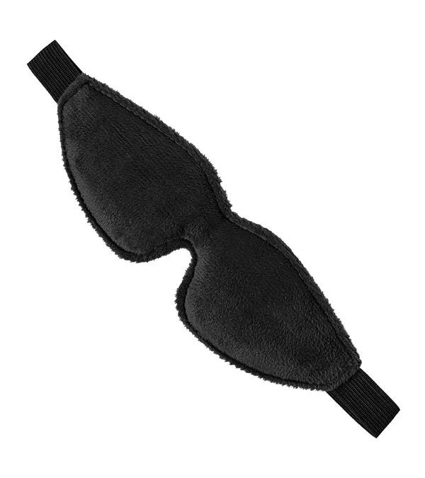 Made of genuine leather with velour lining.
Soft fur at th... Anonymo - Eyes Mask - Black photo-6