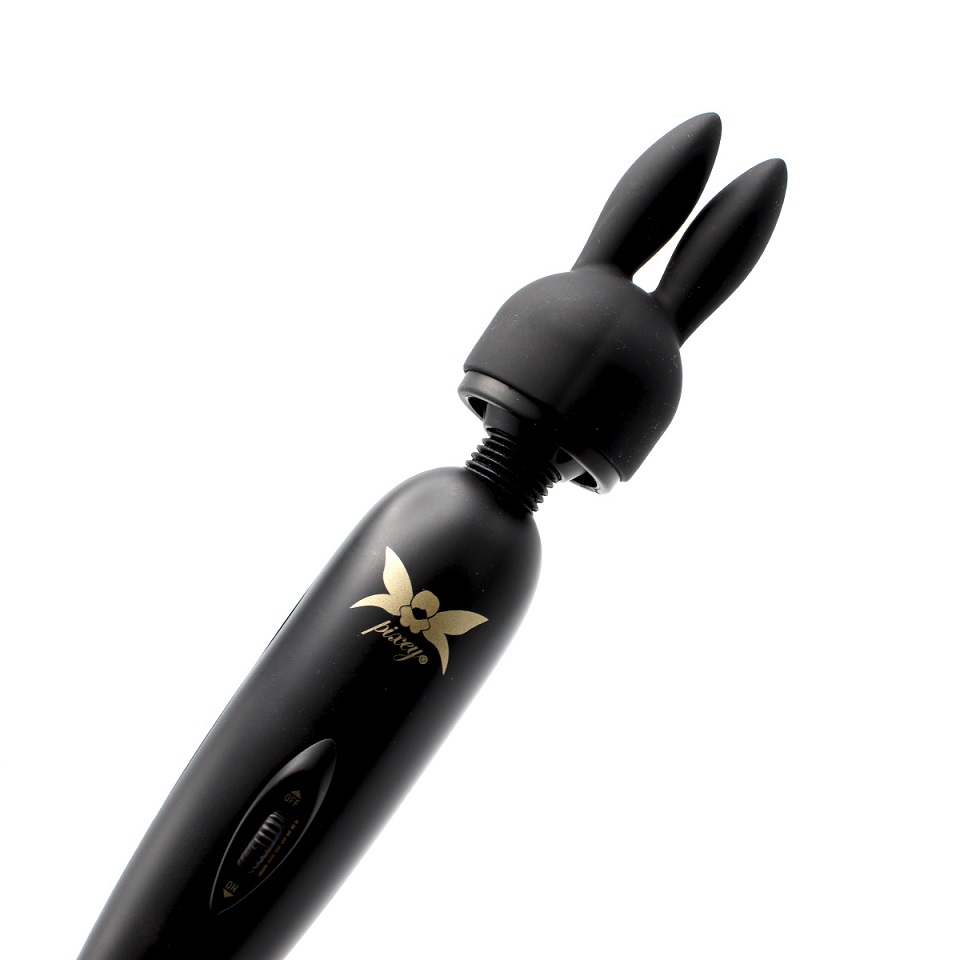 The second coming of a goddess! The renewed Pixey Turbo Blac... Pixey - Turbo Massager w Attachments - Black photo-3