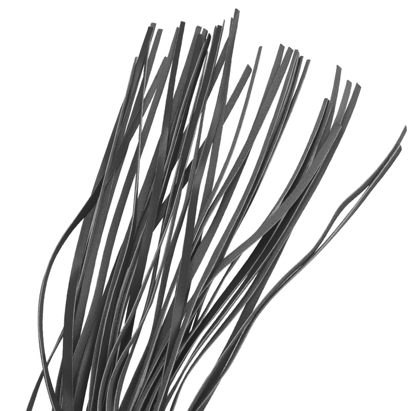 Raise the level of your fetish games and discover your domin... Fetish Submissive - Flogger Vegan Leather - Black photo-4