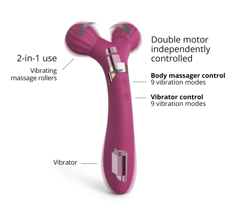 As good as gold but just as crazy, Fireball will relax you a... Love to Love - Fireball Massager - Plum photo-3