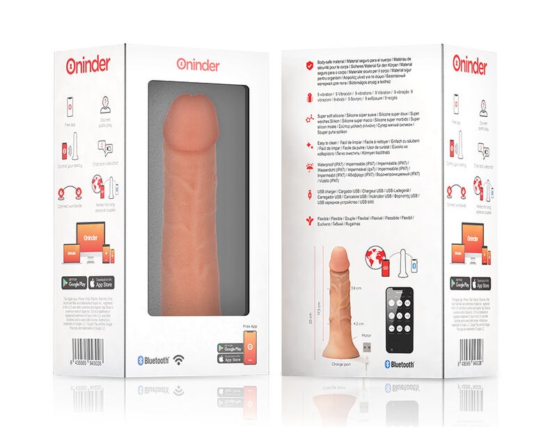 Discover the new standard in pleasure with the "BOGOTÁ&... Oninder - Bogota App Controlled Dildo M - Flesh photo-8