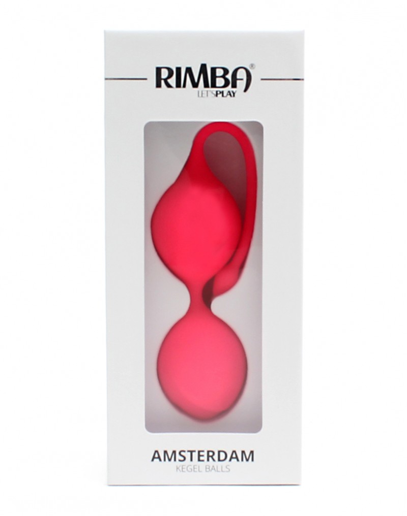 These bigger shaped kegel balls help you to train your pelvi... Rimba - Amsterdam Kegel Balls 35mm - Pink photo-5