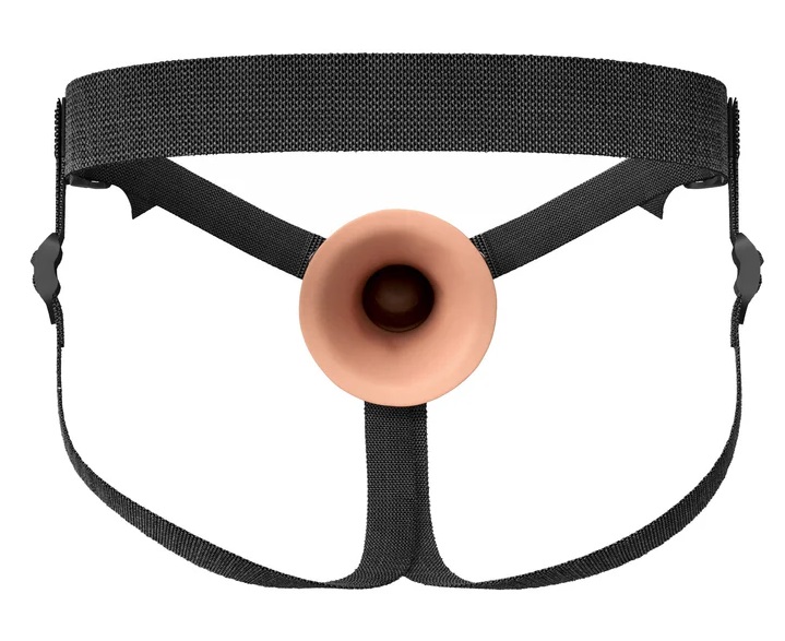 Innovative Hollow Silicone Strap-ons offer a REVOLUTION in s... Fetish Fantasy - 7" Hollow Strap-On - Flesh photo-2
