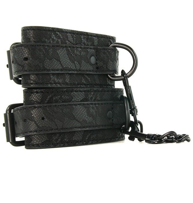 Restraint can be a luxurious experience
Feel the gentle care... Sportsheets - Midnight Lace Cuffs - Black photo-3