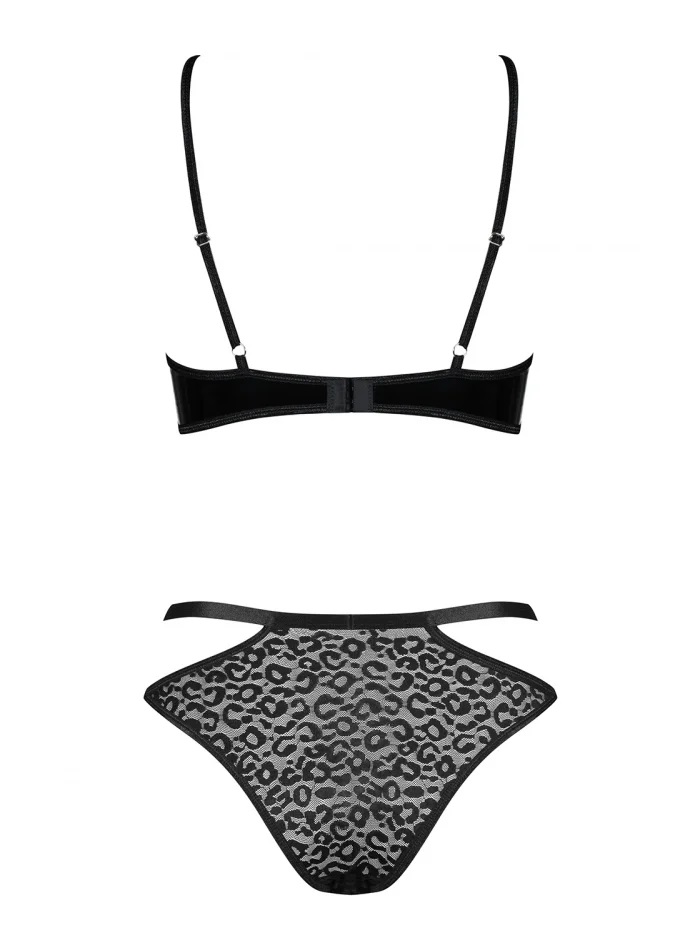 Want to make sure you reign both in your man's heart and... Obsessive - Bagirela Set - Black - S/M photo-8