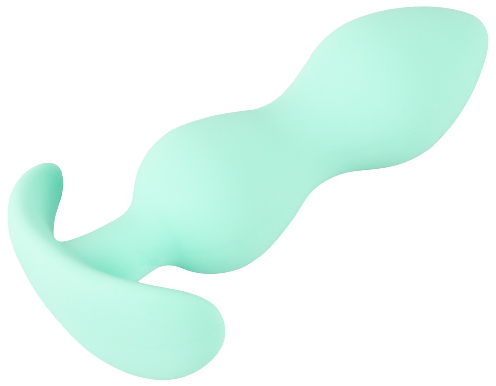 The velvety soft Mini Butt Plug from the popular Cuties rang... Cuties - Tapered Mini Butt Plug - Green photo-4