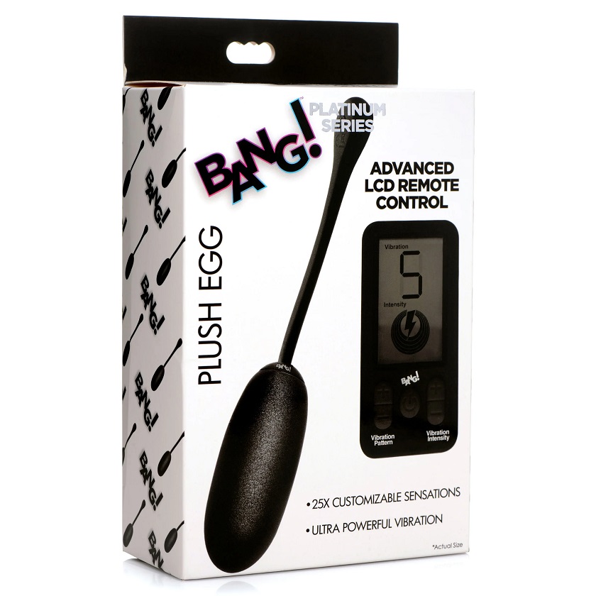 BANG!’s Plush Silicone Vibrating Egg feels like a cloud when... Bang! - 25X Plush Egg w Remote Control photo-8