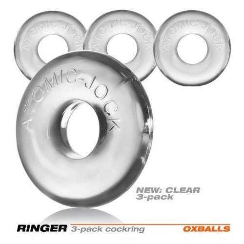 Oxballs - Ringer 阴茎环 3个装 - 透明色 照片