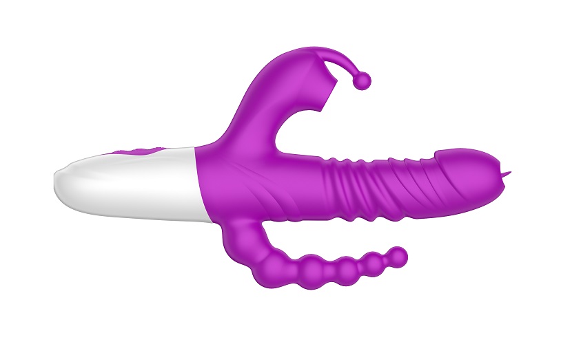 10 Kinds of vibration
7 Kinds of suction
3 Kinds of thrustin... Secwell - Stella Triple Thruster Vibrator - Purple photo-3