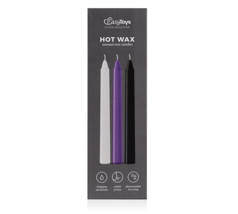 With this fun SM candle set, you can create the most intrica... Easytoys - Sensual Hot Wax Candles 3 pcs photo-3