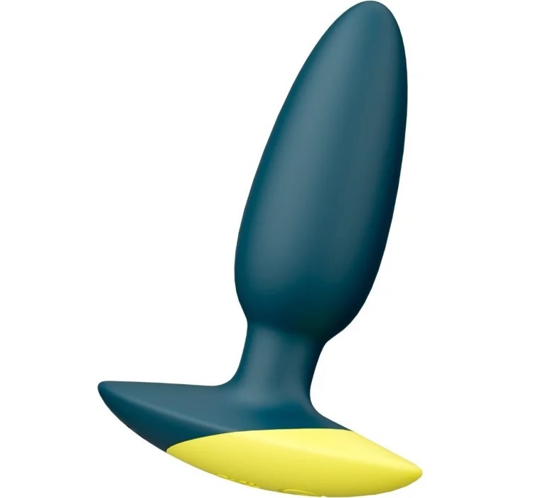 ROMP Bass is a vibrating anal plug, shaped for pleasure and ... ROMP - Bass Vibrating Anal Plug - Dark Green photo-4