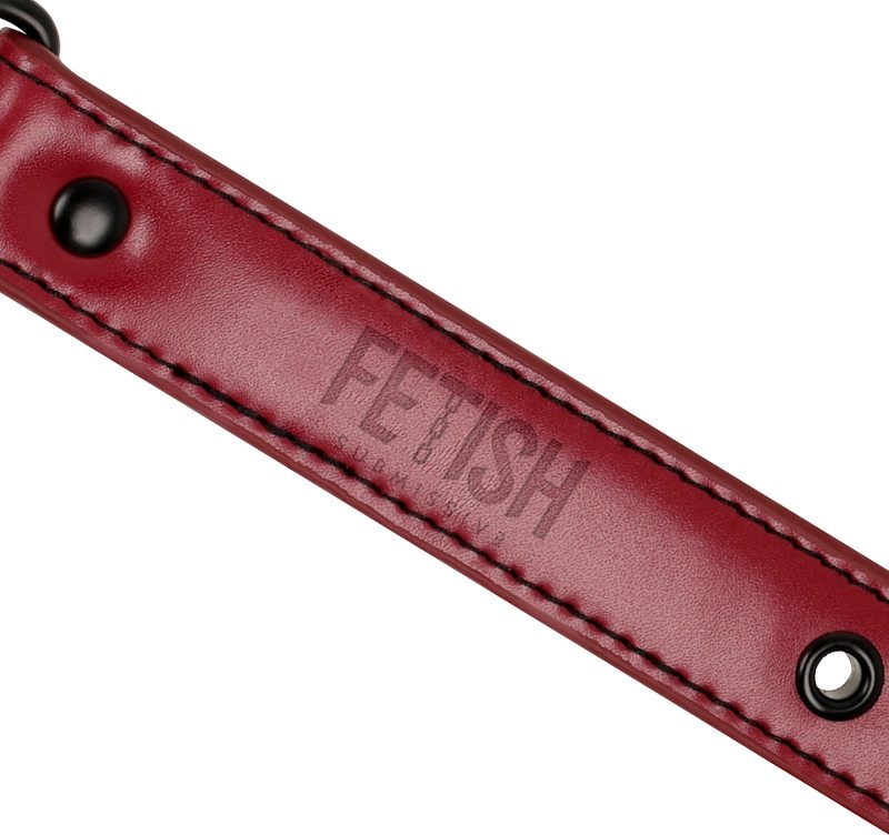 Fetish submisive collection introduces this perfect vegan le... Fetish Submissive - Dark Room Ball Gag - Red photo-3