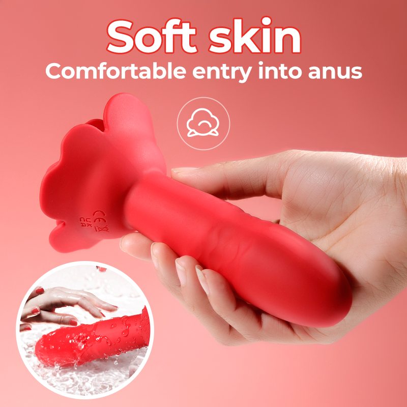 10 Kinds of vibration
10 Kinds of thrusting
Magnet Recharge... Secwell - Rose Thrusting Vibro Plug - Red photo-3