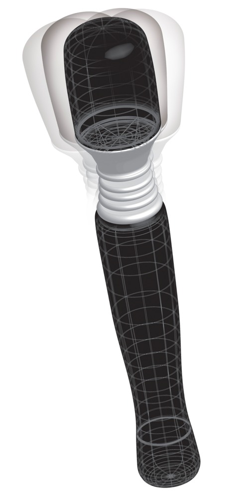 The mini massager to go!
Battery-powered massage wand in a h... Wanachi - Mini Massager - Black photo-2