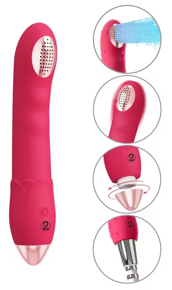The waterproof silicone vibrator, Showers to orgasm by You2T... You2Toys - Showers Vibrator - Pink photo-7