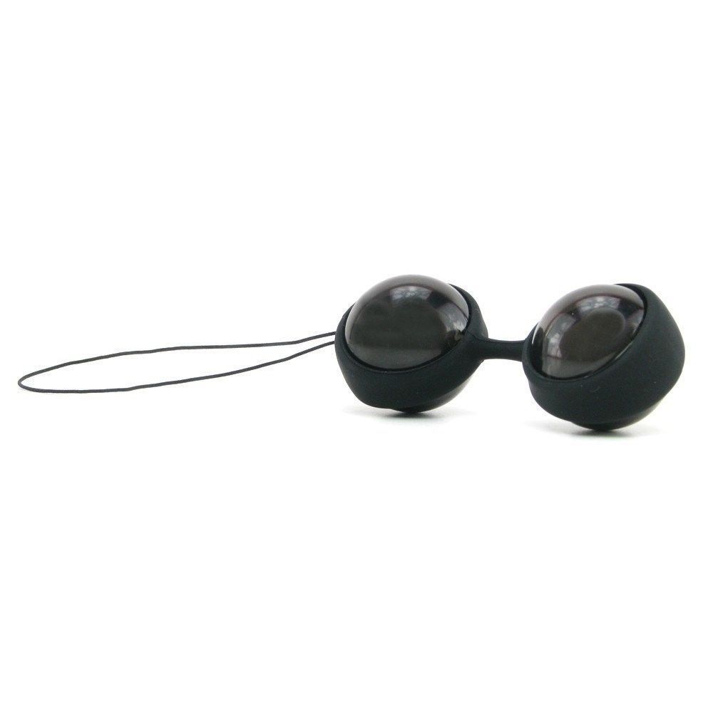 For women and couples seeking more intense intimate sensatio... Lelo - Luna Beads Noir Kegel Balls - Black photo-3