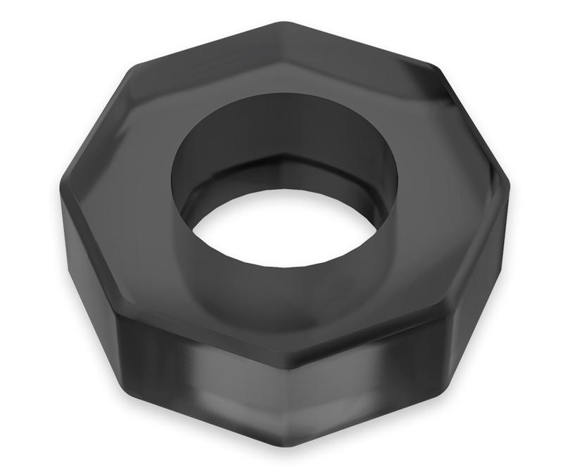 Extend the fun and make the pleasure last with this hypoalle... Powering - Super Flexible Resistant Ring PR10 - Black photo-5
