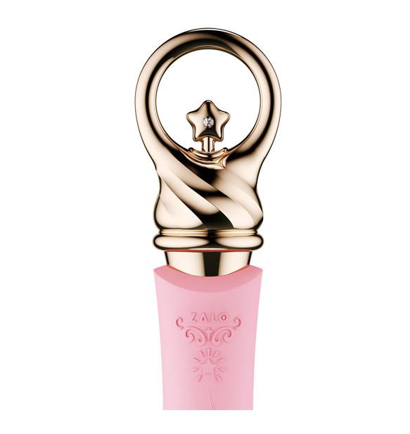 Revolutionary magic button manipulated in push-pull way, sim... Zalo - Courage Heating G-spot Vibrator - Fairy Pink photo-6