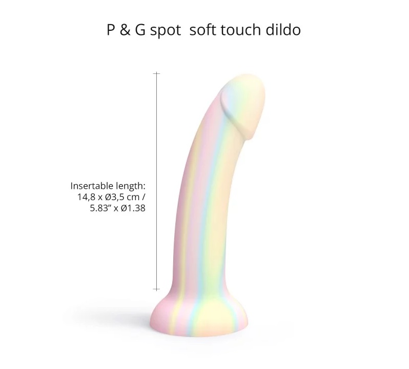 This new range of dildos, each one more fun and cutely kawai... Love to Love - Fantasia Glow Dildo - Rainbow photo-5