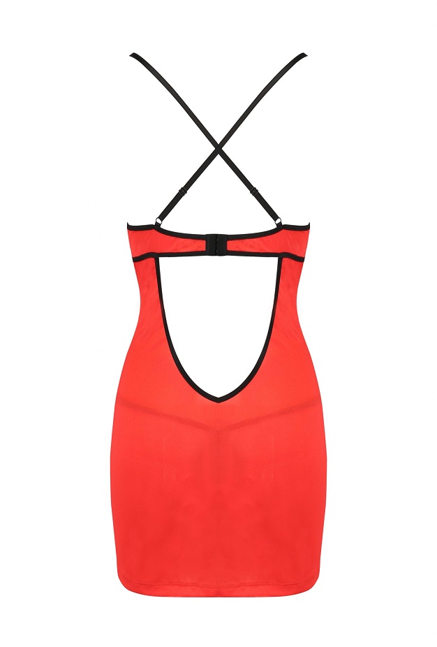 Sensual, in the color of juicy red - the Femmina T-shirt was... Passion - Femmina Chemise - Red - L/XL photo-5