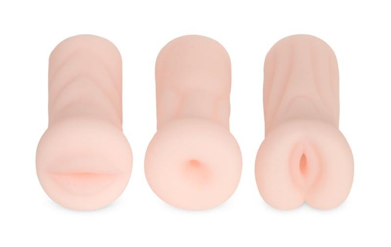 Struggling to make a choice? This set of three masturbators ... FwB - Second Love Masturbators 3 pcs - Skin photo-5