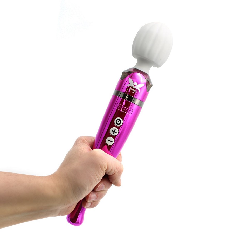The Pixey Deluxe, world’s most powerful wireless massage wan... Pixey - Deluxe Massager - Pink Chrome photo-2