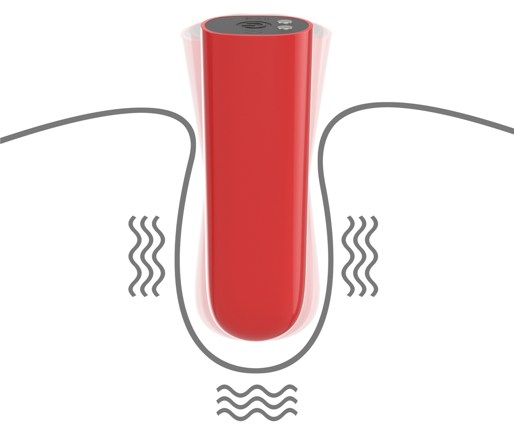 Rechargeable IJOY Bullet Scream is sized to stay at your sid... Lovetoy - IJOY Bullet Scream - Red photo-6