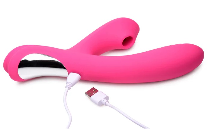 Sleek, smooth silicone wrapped around powerful motors makes ... Power Bunnies - Shudders 30X Rabbit Vibrator - Pink photo-5