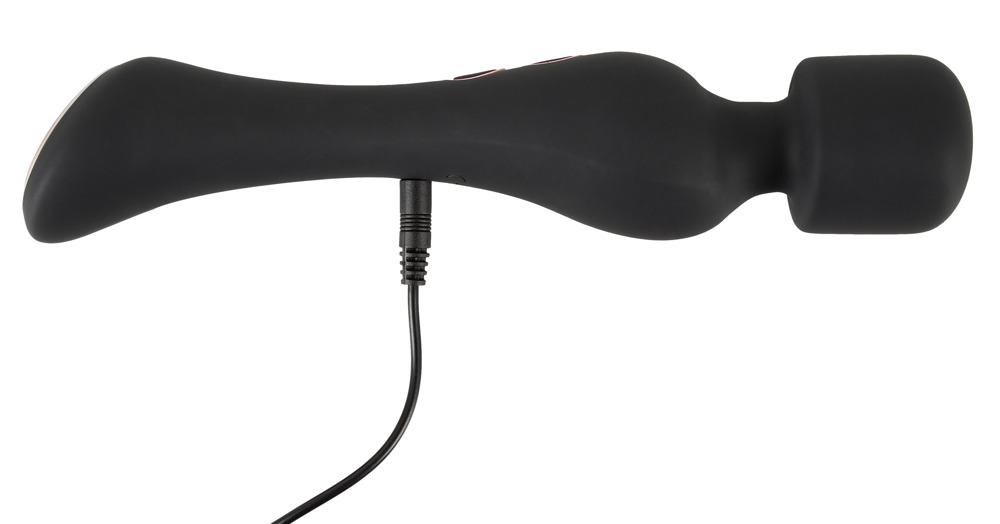 Warming & vibrating massages and stimulation!
Both ends of t... Cupa - Warming Wand Vibrator - Black photo-6