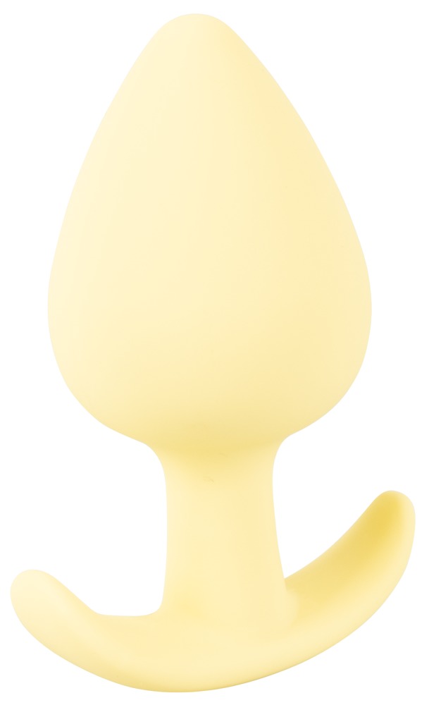 The velvety soft Mini Butt Plug from the popular Cuties rang... Cuties - Thick Mini Butt Plug - Yellow photo-5
